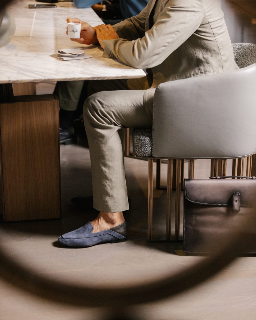 Mocassa Suede Blu